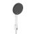 Set de dus Hansgrohe Raindance Alive Select S EcoSmart, cu para 3 jet agatatoare si furtun 160cm, alb mat