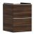 Dulap baza suspendat Hansgrohe Xelu Q cu 2 sertare, 48cm, nuc inchis, manere crom