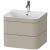 Set mobilier Duravit Happy D.2 Plus 60cm cu lavoar si dulap baza cu doua sertare, furnir nuc periat