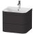 Set mobilier Duravit Happy D.2 Plus 60cm cu lavoar si dulap baza cu doua sertare, grafit super mat