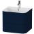 Set mobilier Duravit Happy D.2 Plus 60cm cu lavoar si dulap baza cu doua sertare, albastru inchis satinat mat lacuit