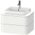 Dulap baza suspendat Duravit Happy D.2 Plus 65cm, cu 2 sertare, alb mat satinat