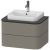 Dulap baza suspendat Duravit Happy D.2 Plus 65cm, cu 2 sertare, gri ciment mat