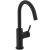Baterie lavoar Ideal Standard Ceraline Nuovo cu pipa inalta pivotanta, ventil click-clack, negru mat