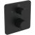 Baterie cada - dus termostatata Ideal Standard Ceratherm C25 cu montaj incastrat, necesita corp ingropat, negru mat