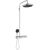 Coloana de dus Ideal Standard Ceratherm Solos cu baterie termostatata, palarie 33cm cu 3 functii si iluminare LED, crom