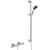 Baterie dus termostatata Ideal Standard Ceratherm T25 cu set de dus Alu+ 2jet cu bara 94cm, crom