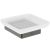 Savoniera cu suport de perete Ideal Standard Conca Square gri magnetic