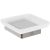 Savoniera cu suport de perete Ideal Standard Conca Square silver storm
