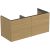 Dulap baza Ideal Standard Conca 120x50x55cm, cu 4 sertare, stejar deschis