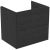 Dulap baza Ideal Standard Conca 60x44x55cm, cu 2 sertare, stejar inchis