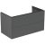 Dulap baza Ideal Standard Conca 100x50x55cm, cu 2 sertare, orientare dreapta, antracit mat