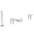 Baterie cada Ideal Standard La Dolce Vita din 4 elemente, crom