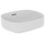 Lavoar tip bol Ideal Standard Linda-X Diamantec, 45x38cm, fara orificiu baterie, alb mat