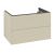Dulap baza suspendat Villeroy & Boch Antao cu 2 sertare, 78.8x50.4cm, Silk Grey Matt