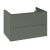 Dulap baza suspendat Villeroy & Boch Antao cu 2 sertare, 78.8x50.4cm, Leaf Green Matt