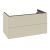 Dulap baza suspendat Villeroy & Boch Antao cu 2 sertare, 98.8x50.4cm, Silk Grey Matt