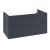 Dulap baza suspendat Villeroy & Boch Antao cu 2 sertare, 98.8x50.4cm, front texturat Midnight Blue Matt