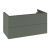 Dulap baza suspendat Villeroy & Boch Antao cu 2 sertare, 98.8x50.4cm, front texturat Leaf Green Matt