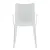 Scaun cu brate Kartell H.H.H., design Philippe Starck, alb