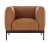 Fotoliu Kartell Asia Leather, design Piero Lissoni, maro