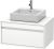 Dulap baza suspendat Duravit Ketho cu 1 sertar, 80x55cm, pentru lavoar pe blat, alb mat decor