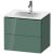 Dulap baza suspendat Duravit L-Cube 620x481mm, cu doua sertare, verde jad lucios lacuit