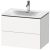 Dulap baza suspendat Duravit L-Cube 720x481mm, cu doua sertare, alb mat