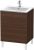 Dulap baza pe pardoseala Duravit L-Cube cu doua sertare, 62cm, furnir nuc periat