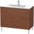 Dulap baza pe pardoseala Duravit L-Cube cu doua sertare, 102cm, furnir nuc natur