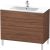 Dulap baza pe pardoseala Duravit L-Cube cu doua sertare, 102cm, nuc inchis décor