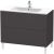 Dulap baza pe pardoseala Duravit L-Cube cu doua sertare, 102cm, grafit super mat
