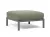 Pouf exterior Nardi Maximo 82.5x82.5cm, cadru gri Basalto, perna verde Timo Sunbrella
