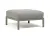 Pouf exterior Nardi Maximo 82.5x82.5cm, cadru verde Cactus, perna gri Lava Sunbrella