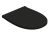 Capac wc Globo 4All cu inchidere lenta, 54cm, negru mat