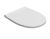 Capac wc Globo 4All cu inchidere lenta, 54cm, alb mat
