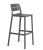 Scaun inalt exterior Nardi Cassia Stool, h76cm, gri Basalto