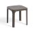 Masuta exterior Nardi Net 40x40cm, h 40cm, maro tabacco