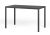 Masa exterior Nardi Piave 120x70cm, h76cm, baza aluminiu, top HPL Materia, antracite