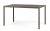 Masa exterior Nardi Piave 140x80cm, h76cm, baza aluminiu, top HPL Materia, tabacco
