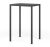 Masa inalta exterior Nardi Piave 70 High, 69x69cm, h107cm, baza aluminiu, top HPL Materia, antracite