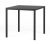 Masa exterior Nardi Piave 80, 79x79cm, h76cm, baza aluminiu, top HPL Materia, antracite