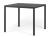 Masa exterior Nardi Piave 90, 89x89cm, h76cm, baza aluminiu, top HPL Materia, antracite