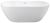 Cada freestanding Besco Navia 160x80cm alba