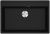 Chiuveta bucatarie Franke Maris MRG 610-72 TL, 760x510mm, fragranite, Nero
