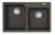 Chiuveta bucatarie Franke Urban UBG 620-36-33, doua cuve, 780x500mm, fragranite Slate Grey
