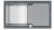 Chiuveta bucatarie Teka Premium RS15 1B 1D 86, 860x510cm, inox + sticla Stone Grey
