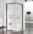 Cabina de dus semirotunda Ravak Pivot PSKK3 80x80cm, negru