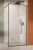 Cabina de dus tip Walk-in Radaway MODO F II Black 100 cm, profil negru mat