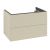Dulap baza suspendat Villeroy & Boch Antao cu 2 sertare, 78.8x50.4cm, front texturat Silk Grey Matt